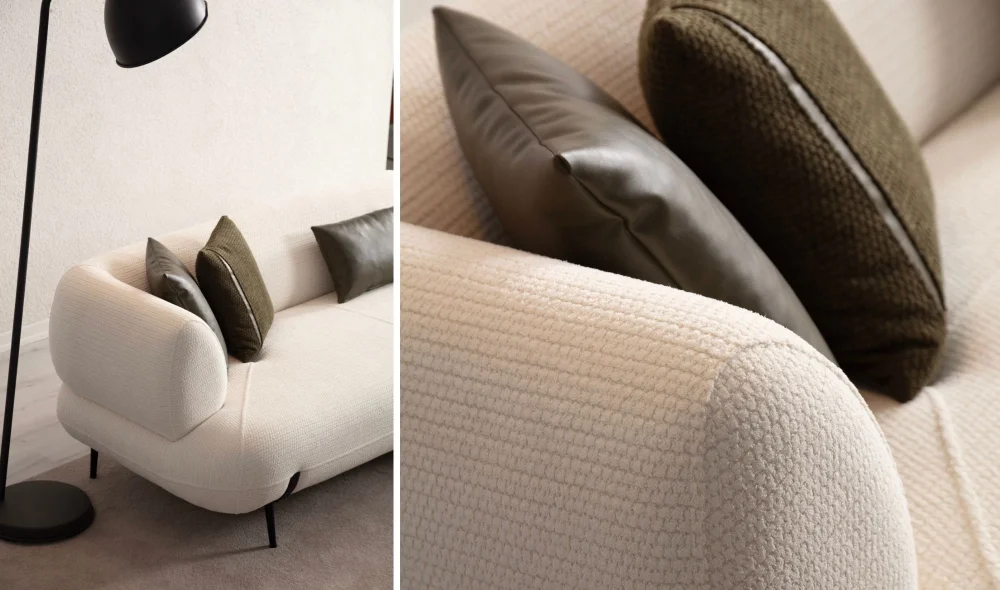 Candy Dinlenmeli Köşe Koltuk Takımı