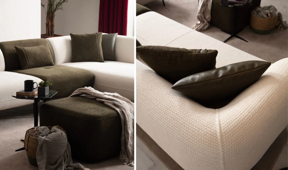 Candy Dinlenmeli Köşe Koltuk Takımı