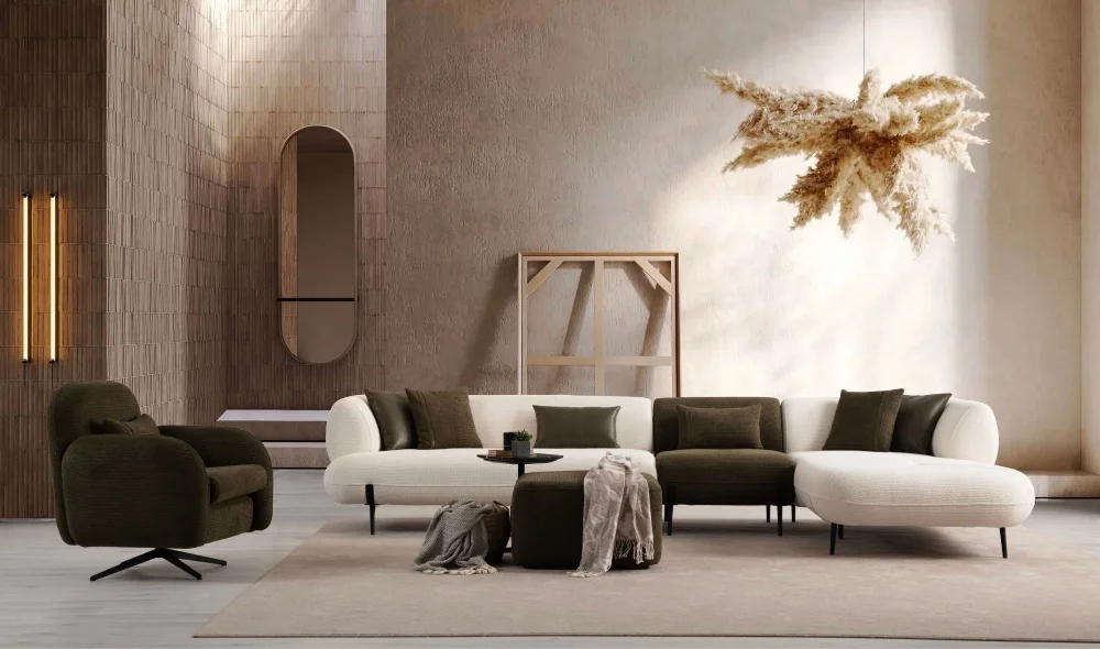 Candy Dinlenmeli Köşe Koltuk Takımı