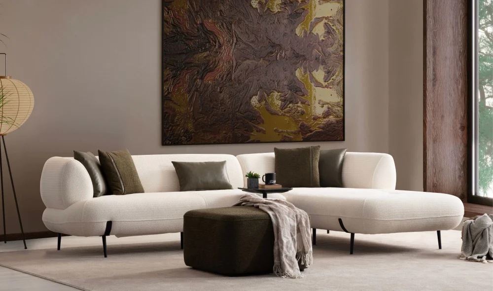 Candy Dinlenmeli Köşe Koltuk Takımı