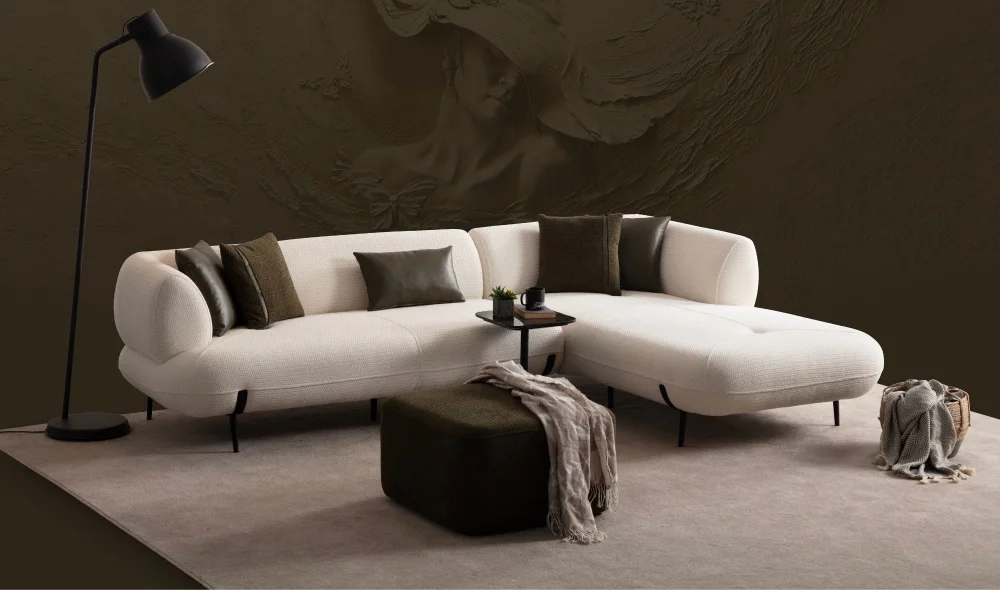 Candy Dinlenmeli Köşe Koltuk Takımı