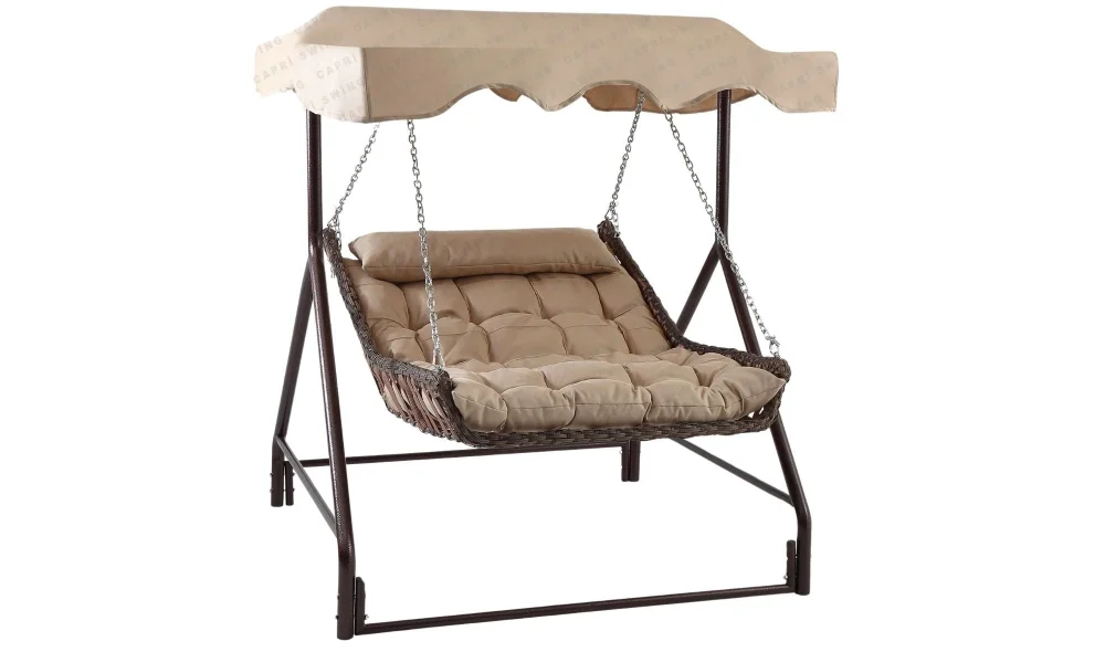 Capri Bed Tenteli Salıncak (Kahve)