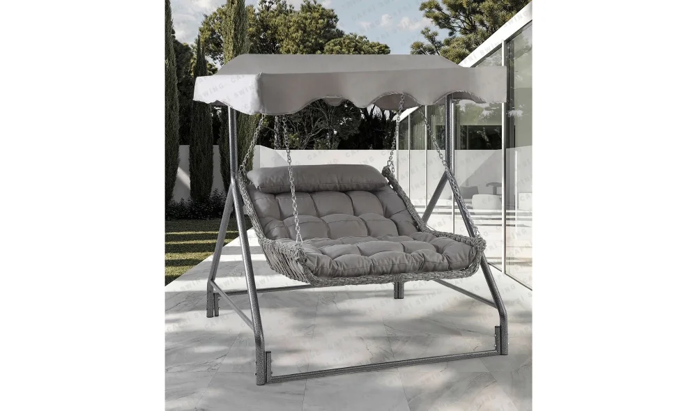 Capri Bed Tenteli Salıncak (Beyaz)