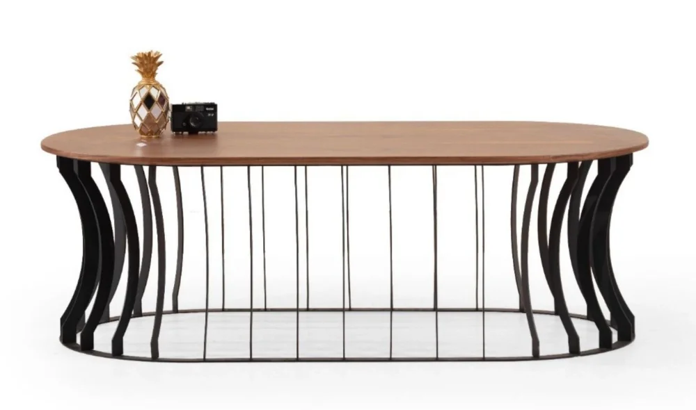 Carmen Orta Sehpa (Siyah)