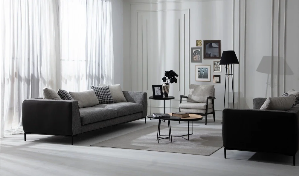 Cloud 3lü Koltuk (Füme)