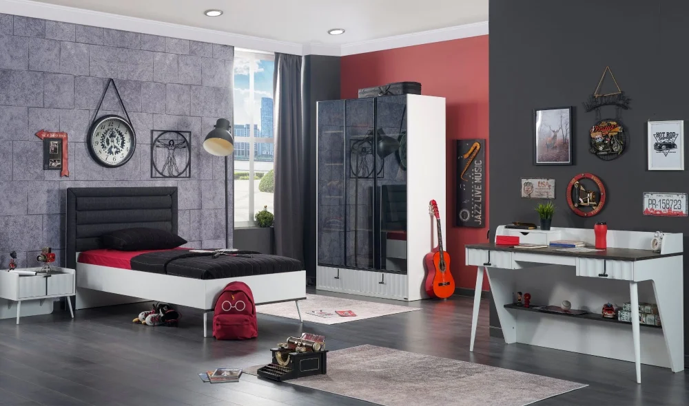 Cool 3 Kapaklı Dolap (Cam)