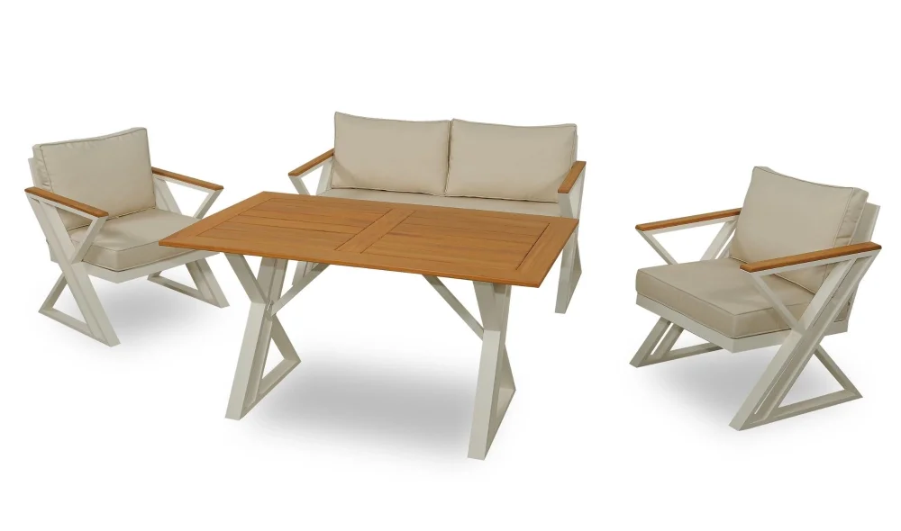 Cross Mini İroko Bahçe ve Balkon Takımı (Capy)