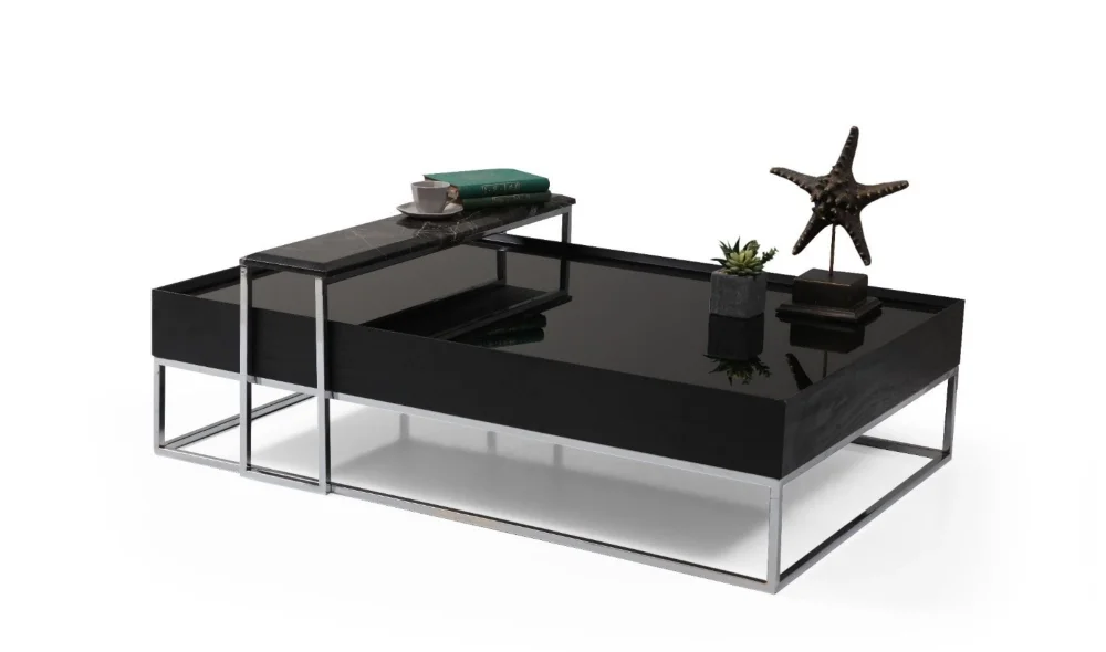 Crown Orta Sehpa (Siyah)