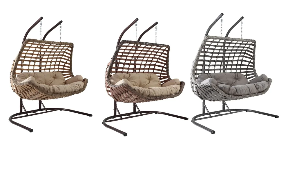 Cunda Double Salıncak (Açık Kahve)