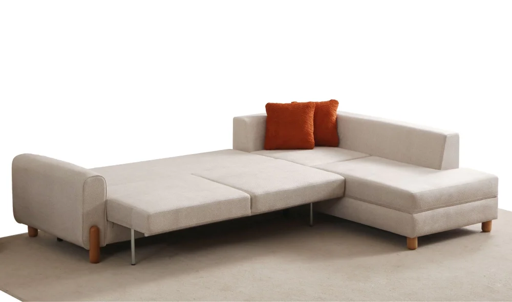 Cunda Krem Köşe Koltuk Takımı