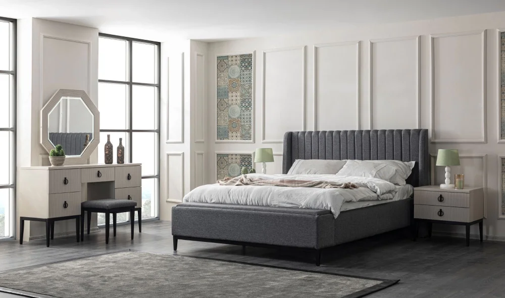 Defne Bençli Bazalı Karyola (160x200)