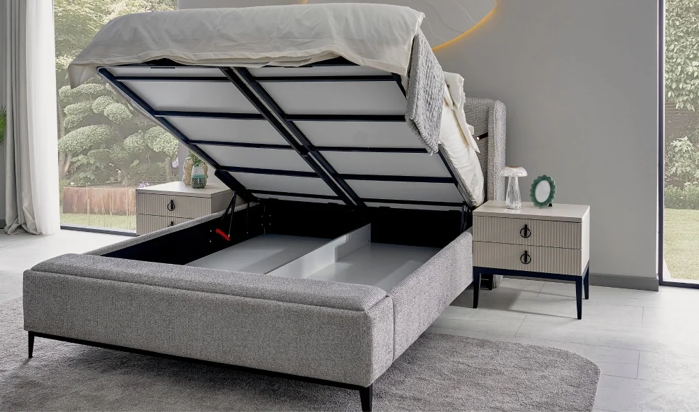 Defne Pemium Bençli Bazalı Karyola (160x200)