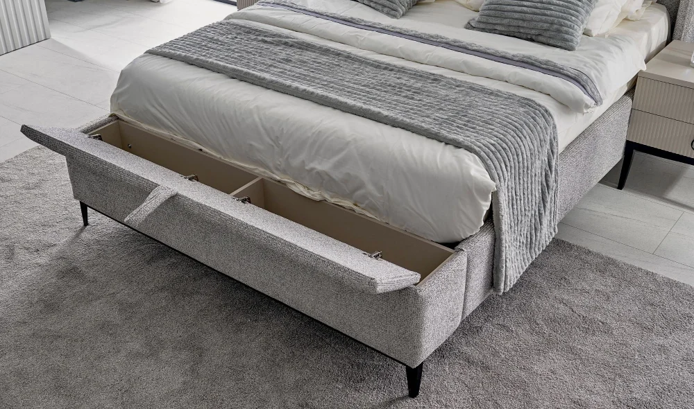 Defne Pemium Bençli Bazalı Karyola (160x200)