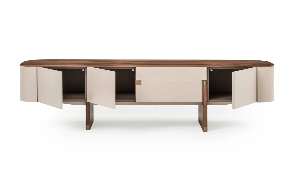 Delta Yemek Odası Takımı (Bej-Ceviz)