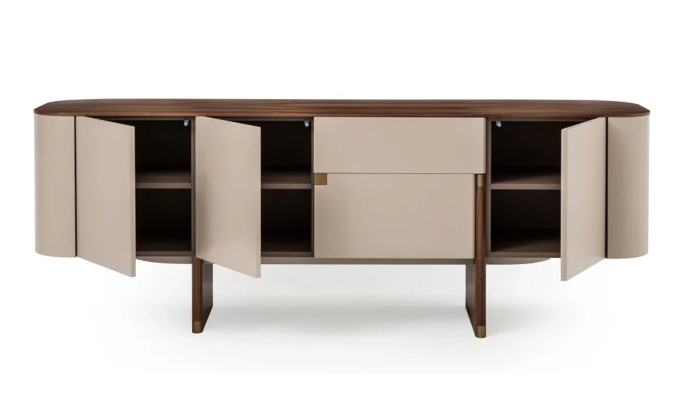 Delta Yemek Odası Takımı (Bej-Ceviz)