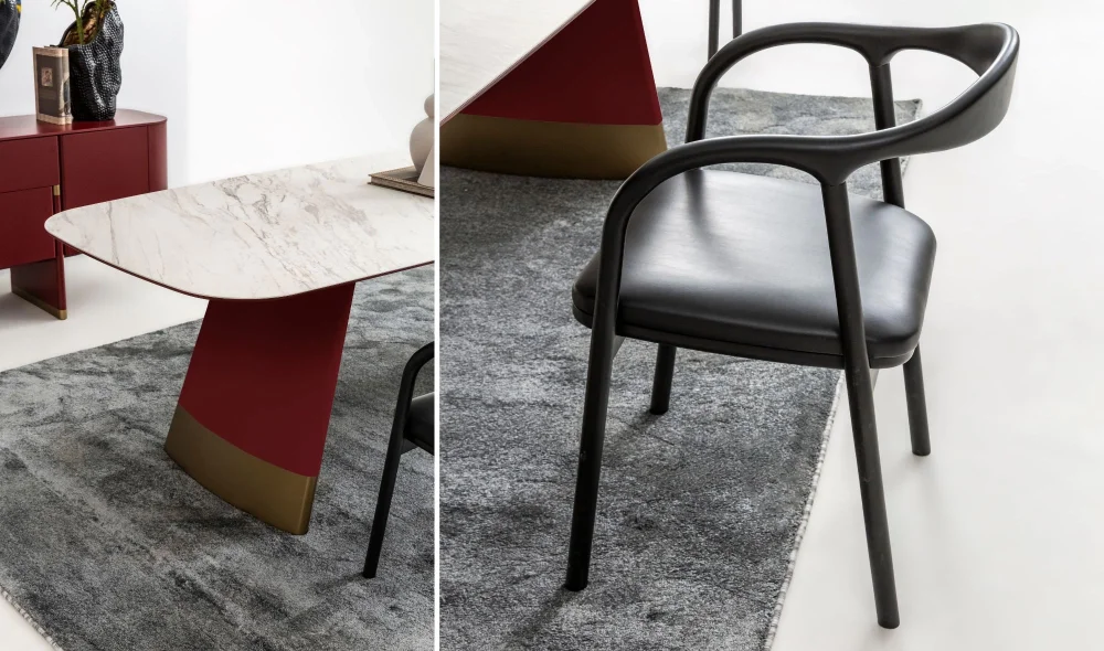 Delta Yemek Odası Takımı (Bordo)