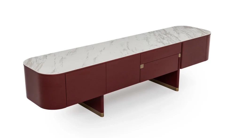 Delta Yemek Odası Takımı (Bordo)