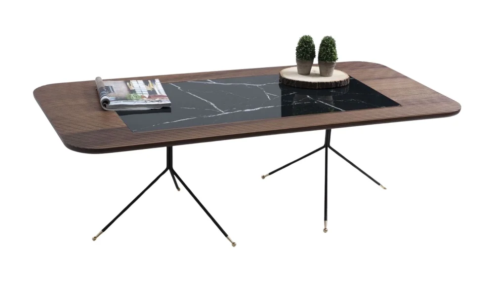 Diamond Orta Sehpa (Ceviz-Siyah)