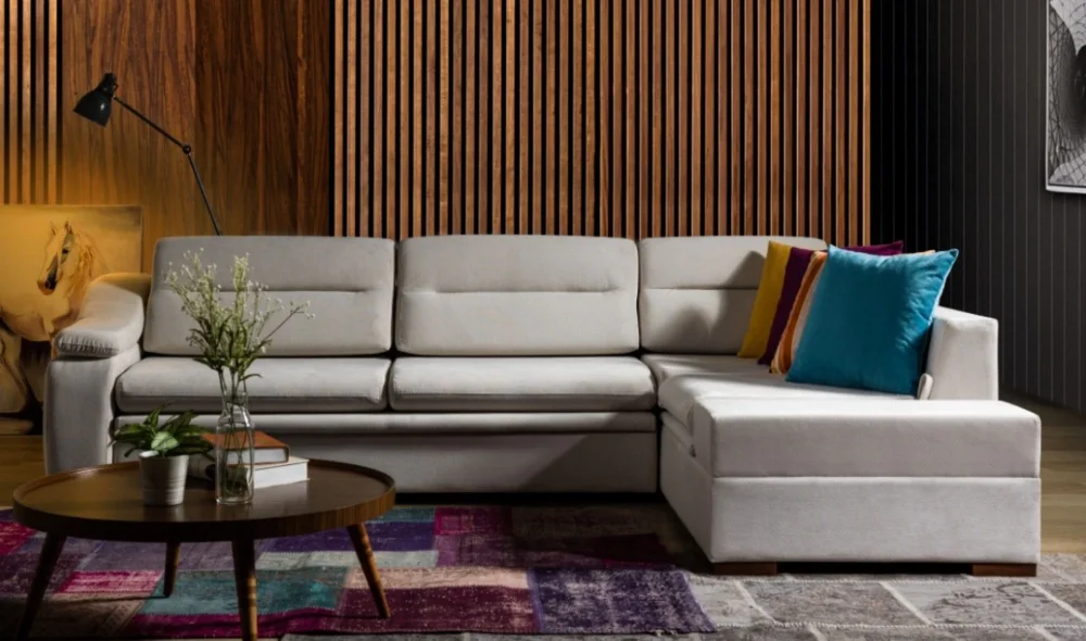 Didim Krem Köşe Koltuk Takımı