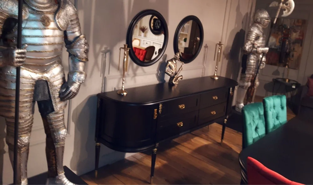 Elegance Yemek Odası Takımı (Siyah)