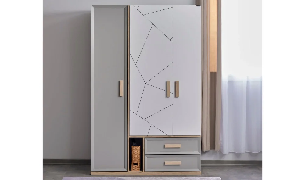 Evon 3 Kapaklı Dolap