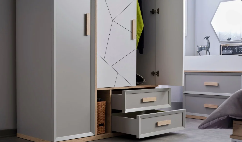 Evon 3 Kapaklı Dolap