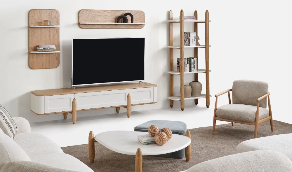 Fabio Ahşap Tv Ünitesi