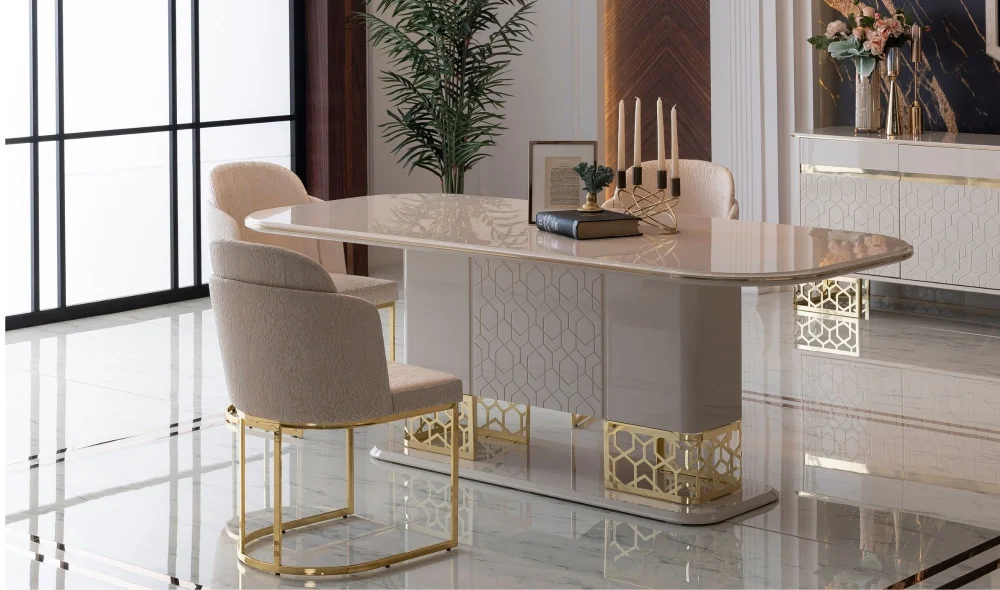 Fendi Yemek Masası Takımı