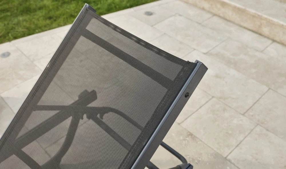 Gala Antrasit Kolsuz Şezlong