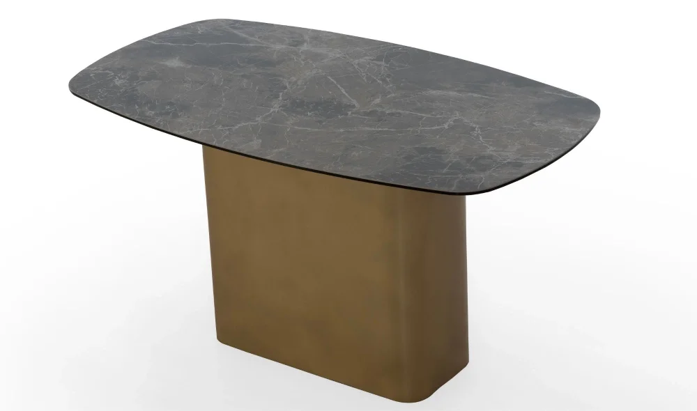 Porselen Elips Mutfak Masası Takımı