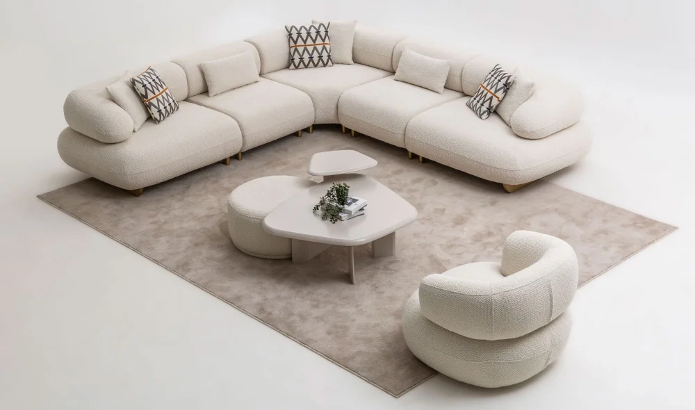 Glamour Köşe Koltuk Takımı (Large)