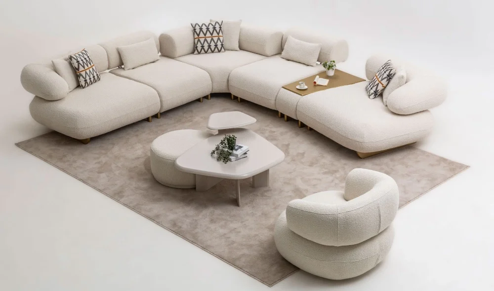 Glamour Köşe Koltuk Takımı (Medium)