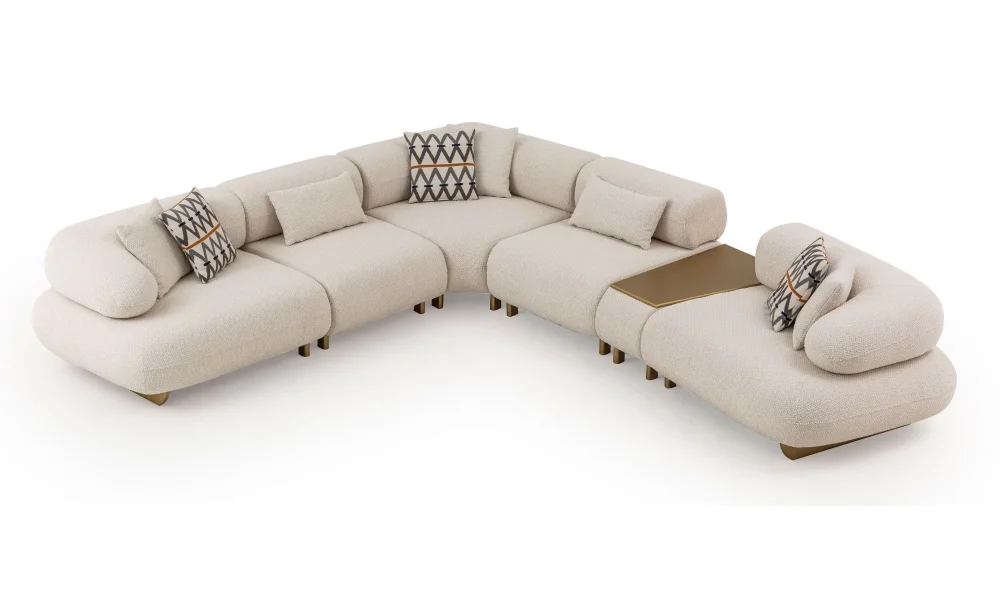 Glamour Köşe Koltuk Takımı (Medium)