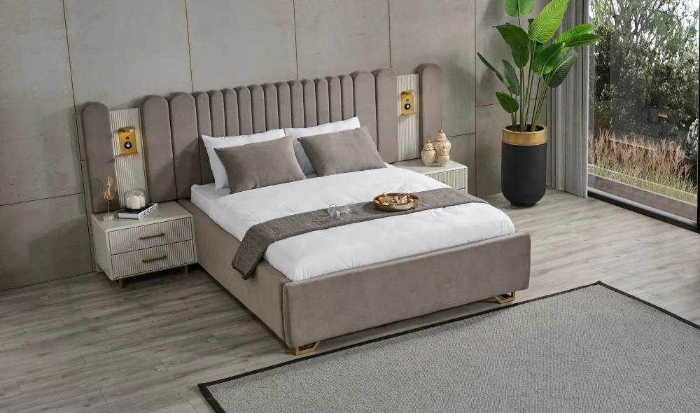 Gold Line Bazalı Karyola (160x200)