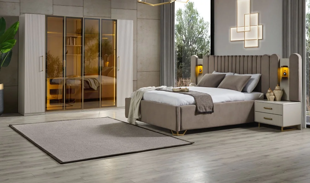 Gold Line Bazalı Karyola (160x200)