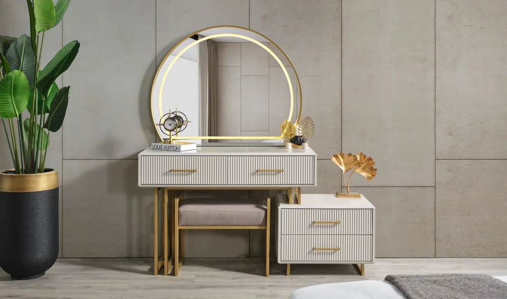 Gold Line Şifonyer ve Ayna