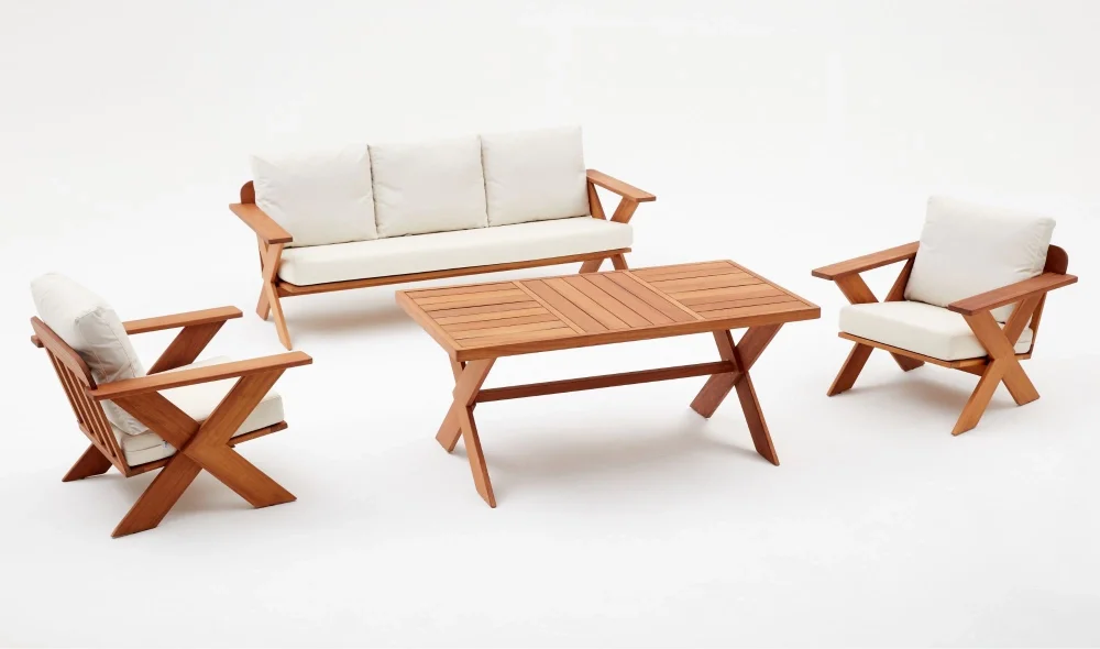 Gümbet Bahçe ve Balkon Takımı (İroko)