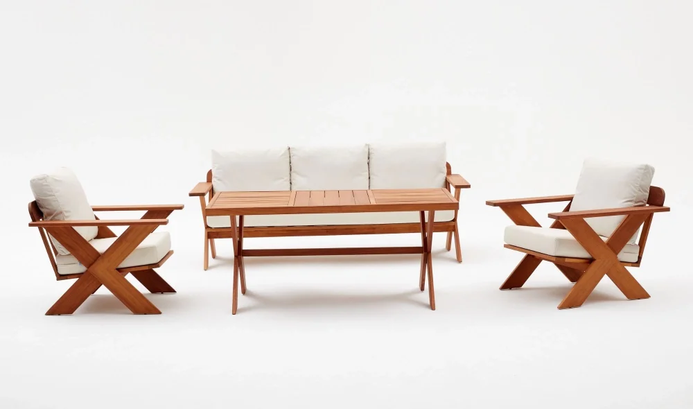 Gümbet Bahçe ve Balkon Takımı (İroko)