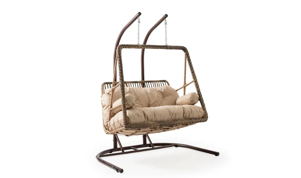 Hazar Beyaz Double Salıncak