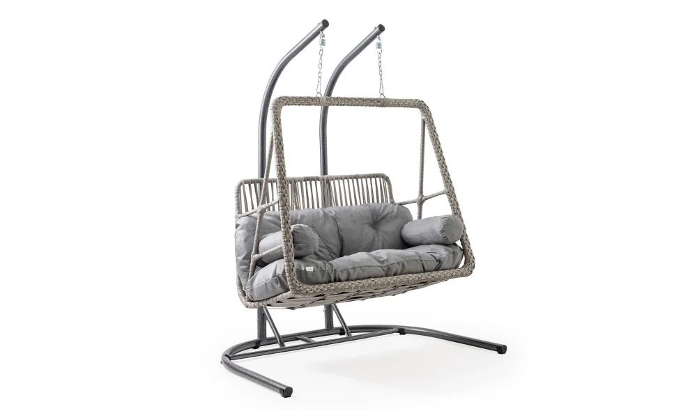 Hazar Beyaz Double Salıncak