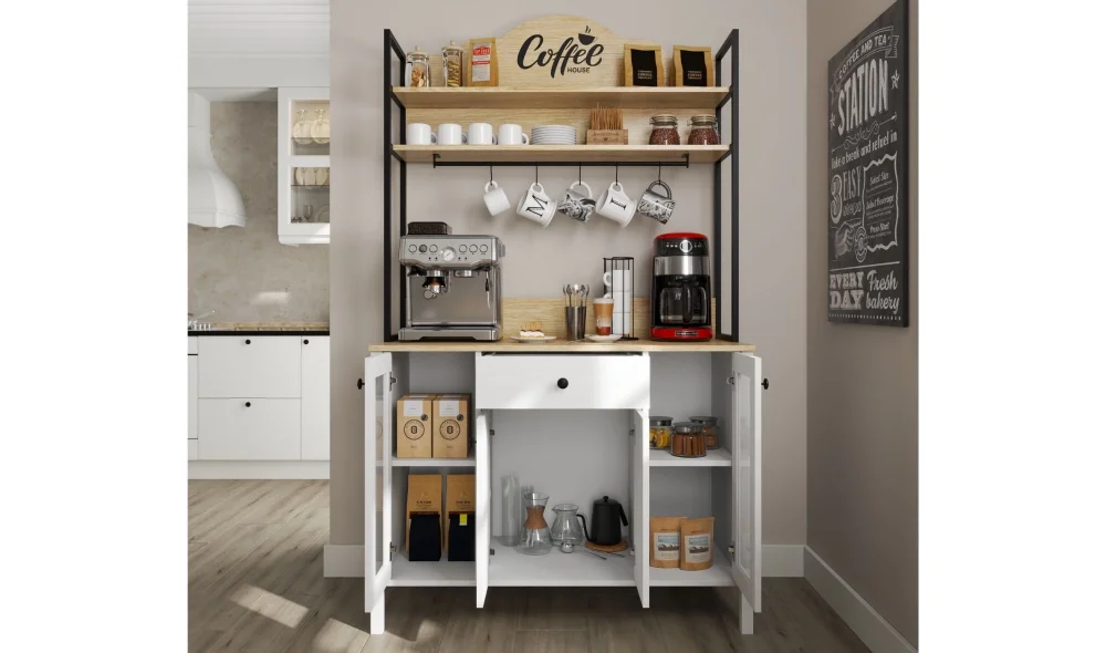 Helen Kahve Köşesi Dolabı