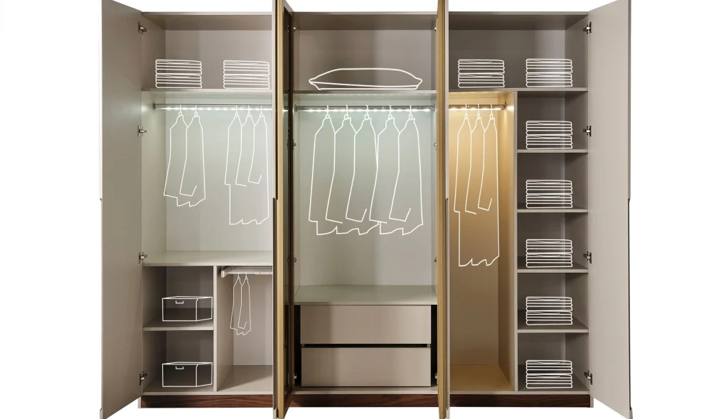 İcon 6 Kapaklı Gardrop