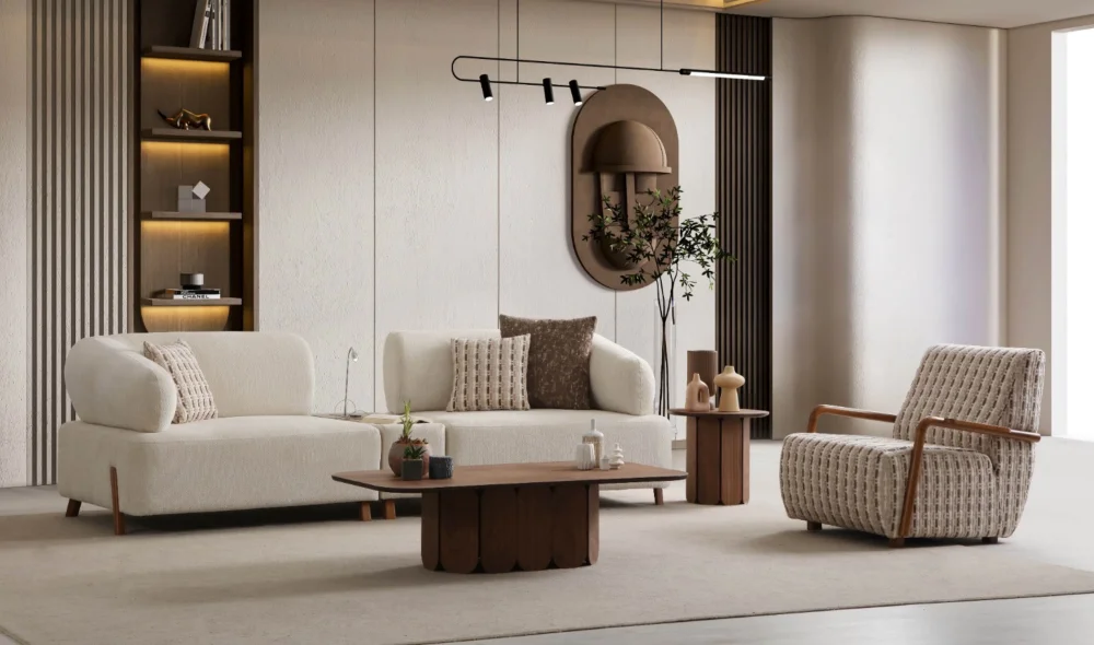 Ilyora Ceviz Koltuk Takımı