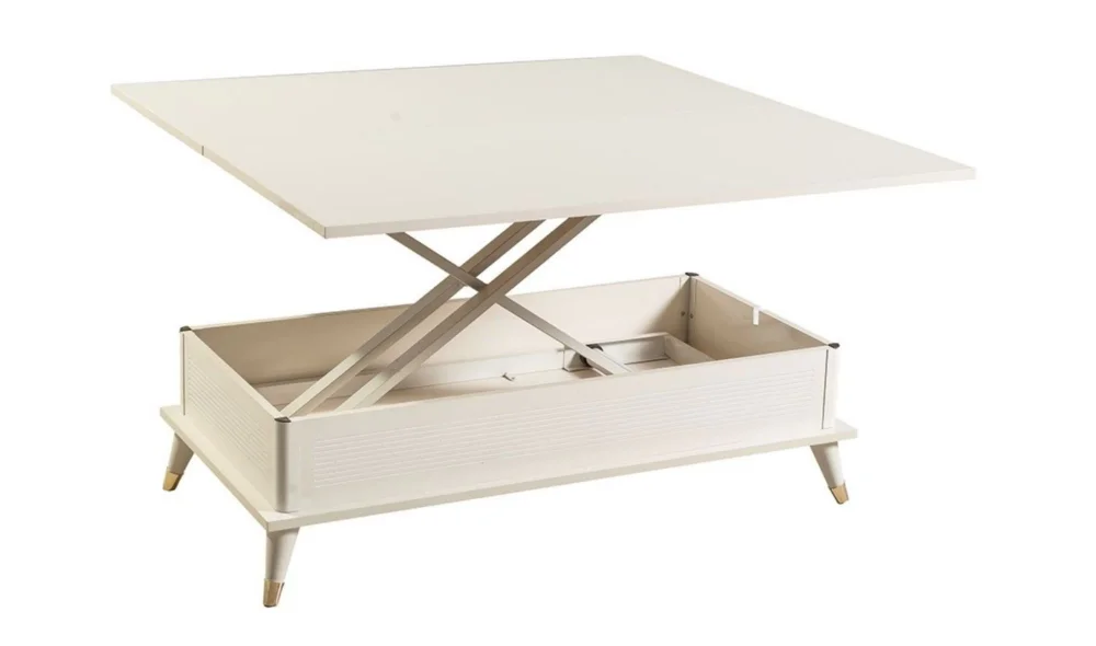 İnci Orta Sehpa (Beyaz)