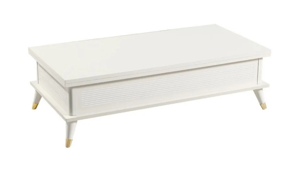 İnci Orta Sehpa (Beyaz)