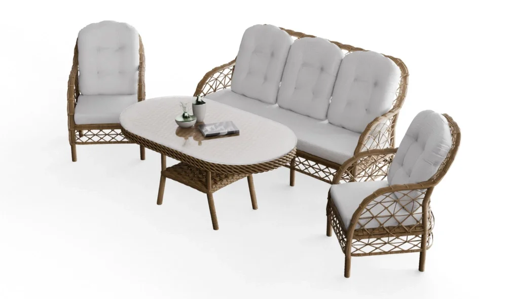 İnci Rattan Kahve Bahçe ve Balkon Takımı