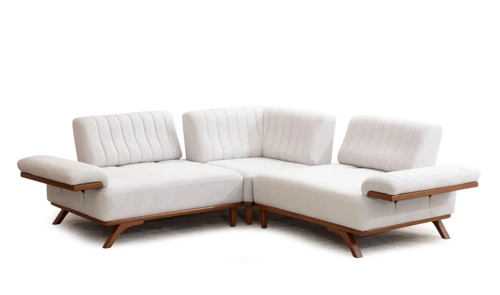 Infinity Beyaz Köşe Koltuk Takımı