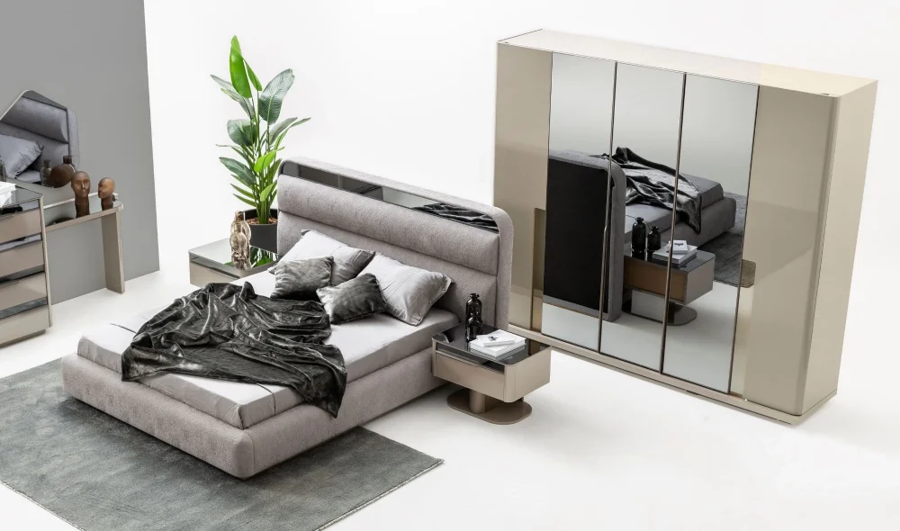 Inox 5 Kapaklı Gardrop