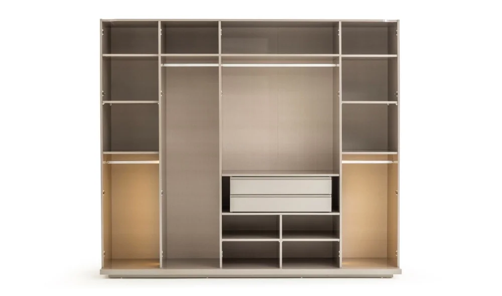 Inox 5 Kapaklı Gardrop