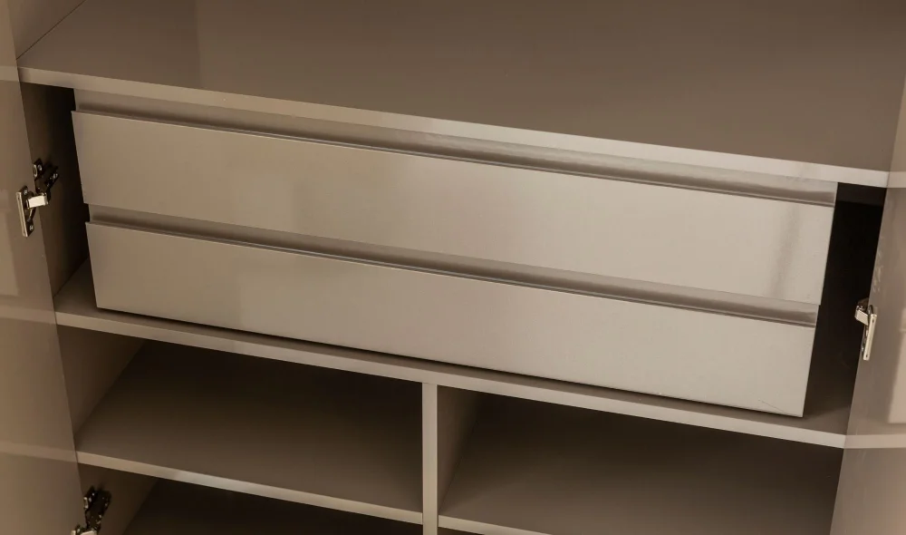 Inox 5 Kapaklı Gardrop